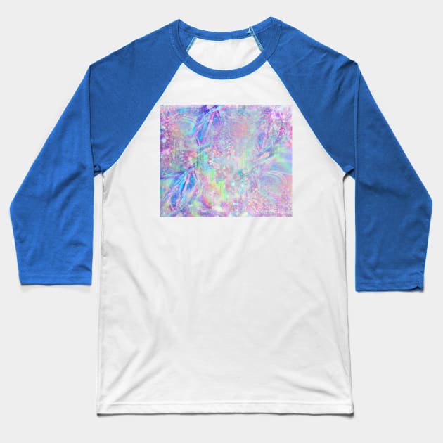 Holographic Pattern Texture Baseball T-Shirt by saradaboru